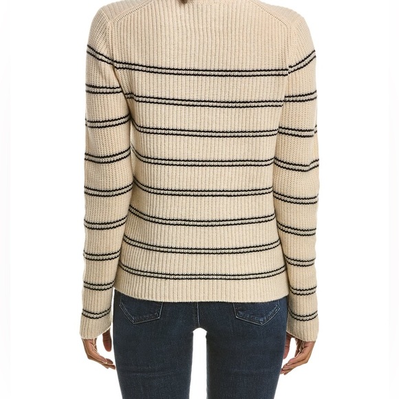 VINCE
Cashmere Striped Turtleneck Sweater - Picture 3 of 11